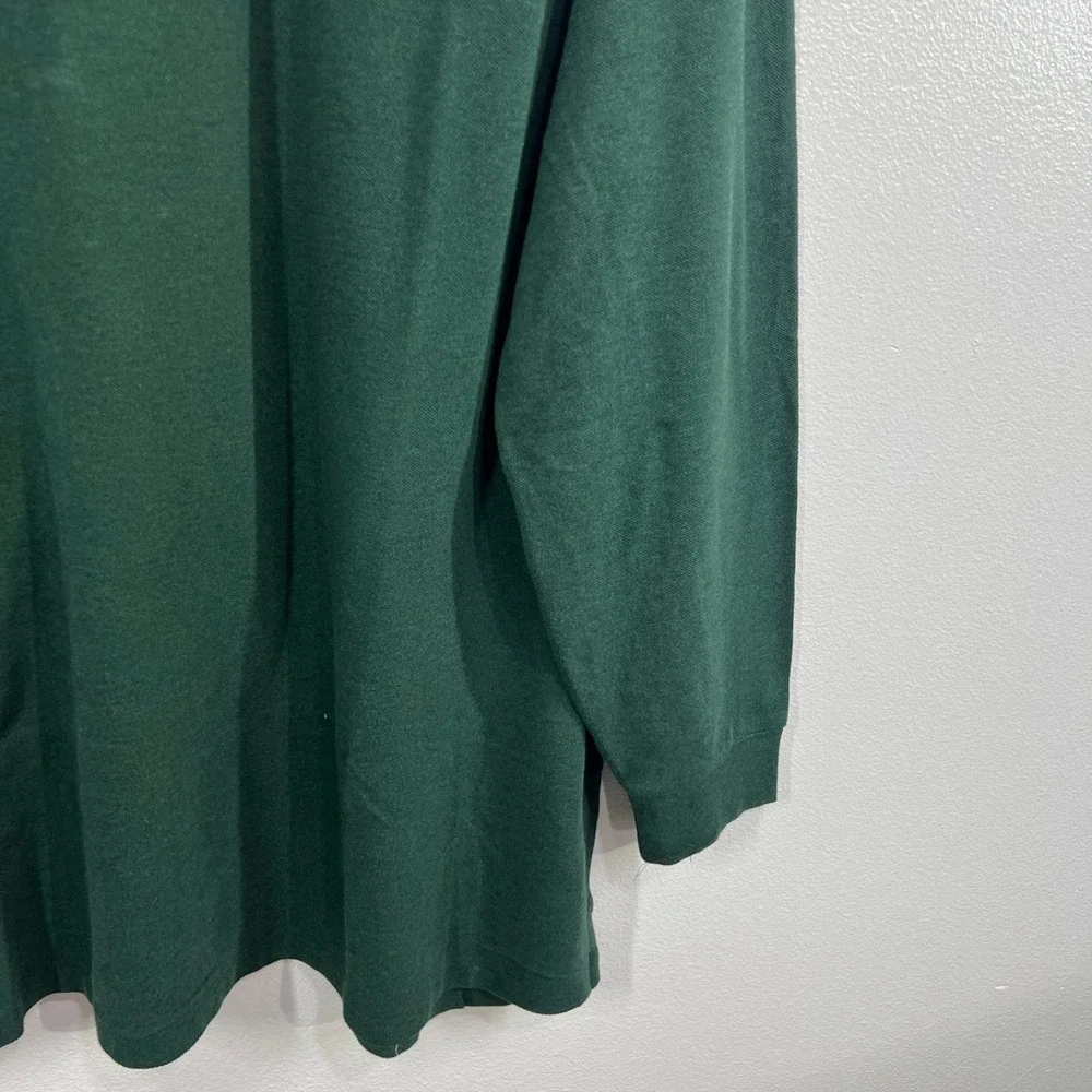 NWT Polo Ralph Lauren 4XLT‎ Big & Tall Hunter Green Mesh Long Sleeve Polo Clasic